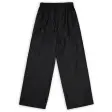Rains Cargo Rain Pants Wide i sort med bred pasform, snøre i taljen og store cargolommer